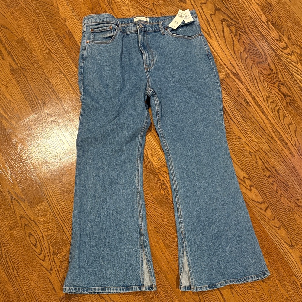 Abercrombie & Fitch Blue Flare Jeans